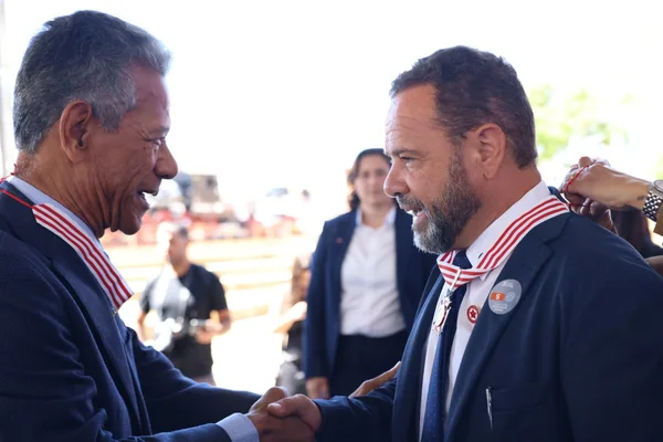 Cerimônia de entrega da Medalha Juscelino Kubitschek, em Diamantina
