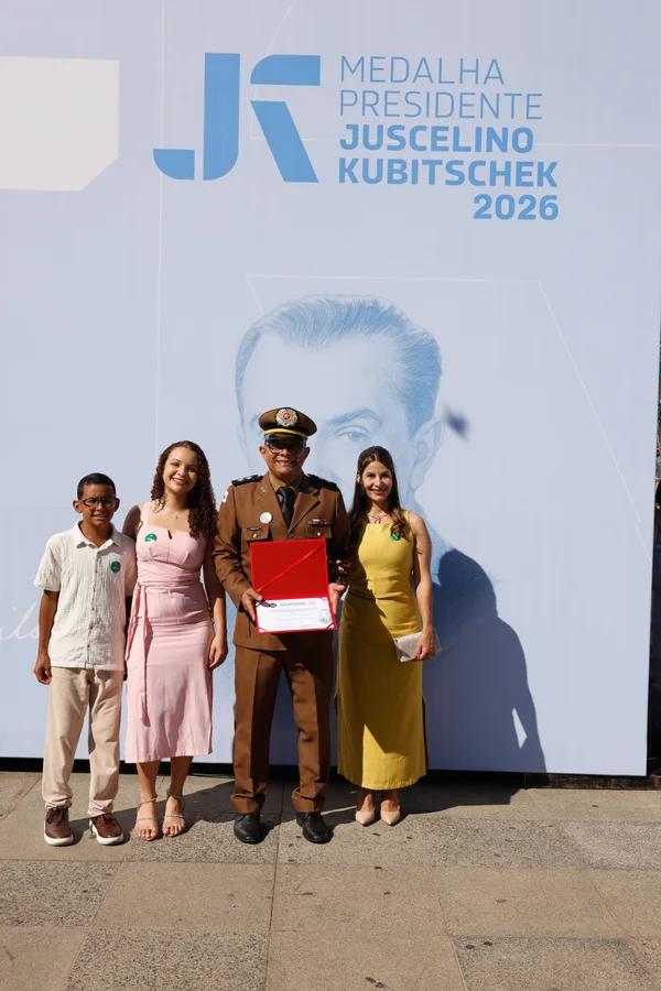 Chancelaria da entrega da Medalha Juscelino Kubitschek, em Diamantina