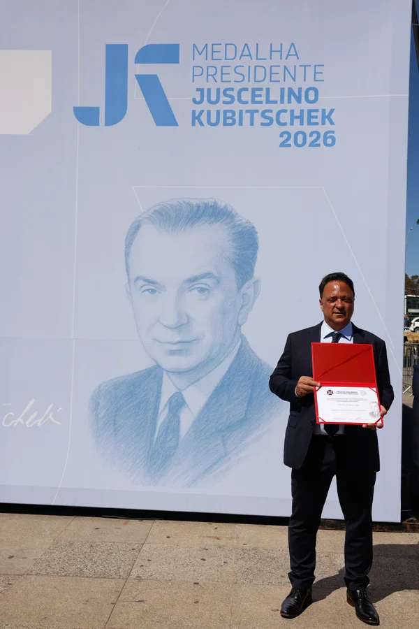 Chancelaria da entrega da Medalha Juscelino Kubitschek, em Diamantina