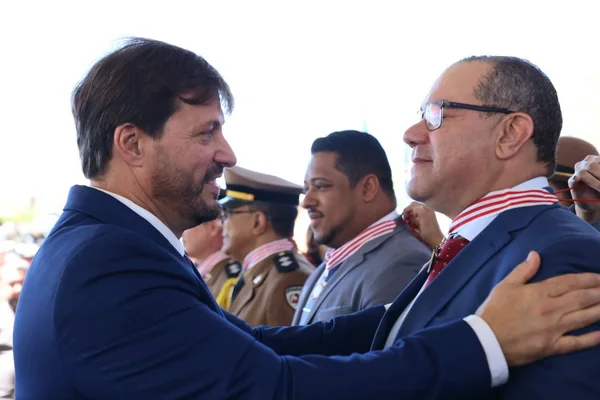 Cerimônia de entrega da Medalha Juscelino Kubitschek, em Diamantina