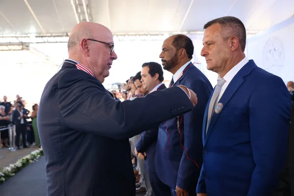Cerimônia de entrega da Medalha Juscelino Kubitschek, em Diamantina