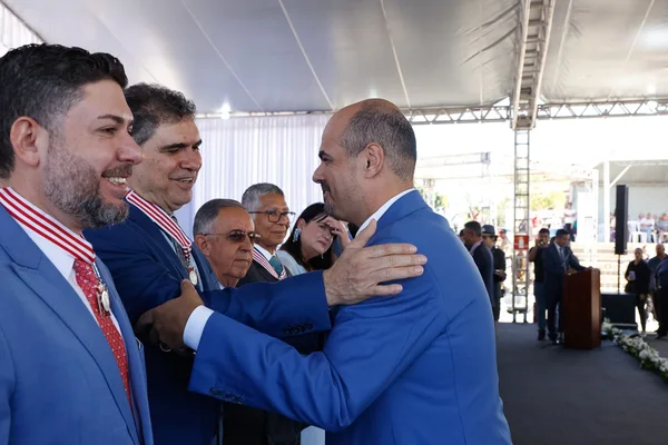 Cerimônia de entrega da Medalha Juscelino Kubitschek, em Diamantina