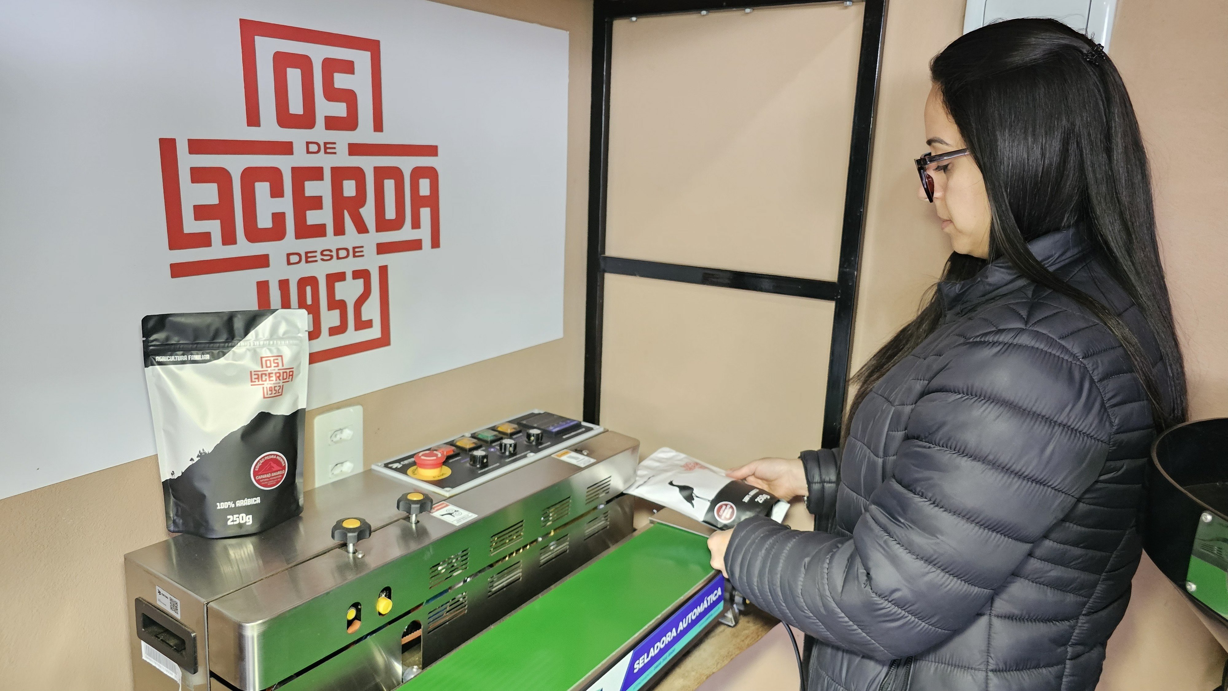 Café embalado da família Lacerda