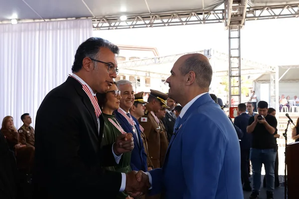 Cerimônia de entrega da Medalha Juscelino Kubitschek, em Diamantina