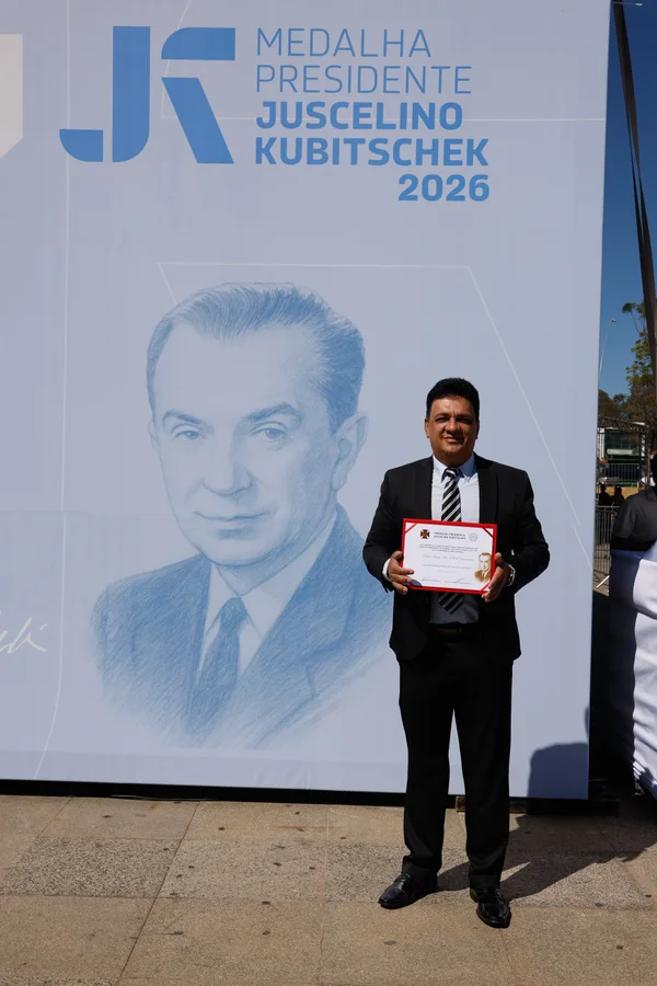 Chancelaria da entrega da Medalha Juscelino Kubitschek, em Diamantina