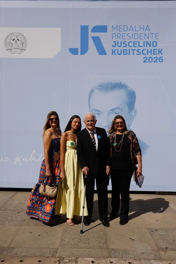 Chancelaria da entrega da Medalha Juscelino Kubitschek, em Diamantina