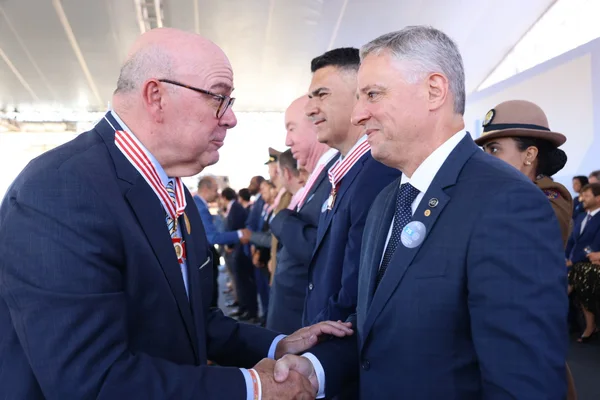 Cerimônia de entrega da Medalha Juscelino Kubitschek, em Diamantina