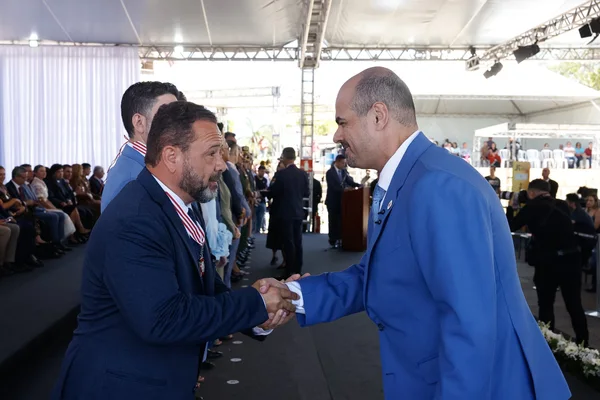 Cerimônia de entrega da Medalha Juscelino Kubitschek, em Diamantina