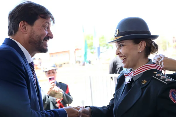 Cerimônia de entrega da Medalha Juscelino Kubitschek, em Diamantina