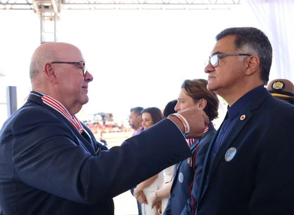 Cerimônia de entrega da Medalha Juscelino Kubitschek, em Diamantina