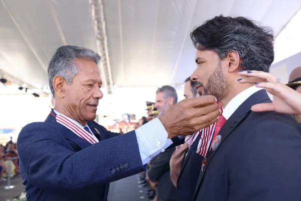 Cerimônia de entrega da Medalha Juscelino Kubitschek, em Diamantina
