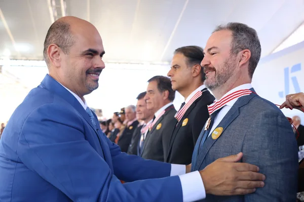 Cerimônia de entrega da Medalha Juscelino Kubitschek, em Diamantina