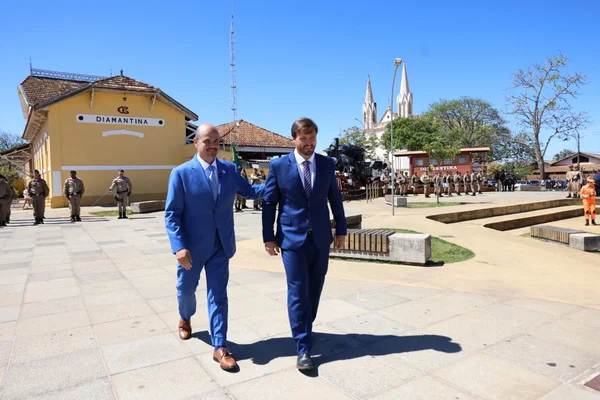 Cerimônia de entrega da Medalha Juscelino Kubitschek, em Diamantina
