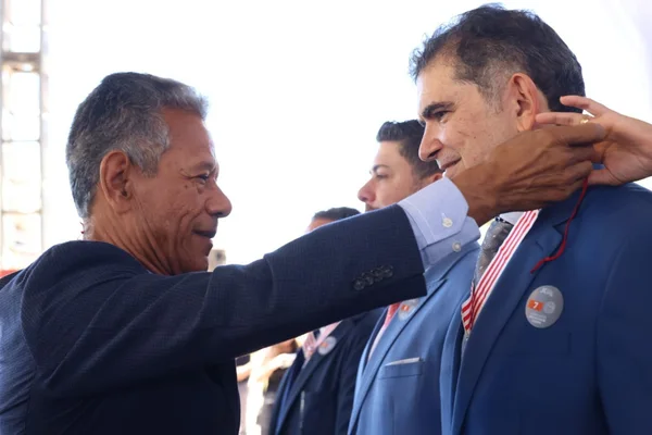 Cerimônia de entrega da Medalha Juscelino Kubitschek, em Diamantina