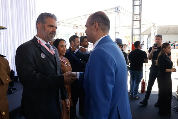 Cerimônia de entrega da Medalha Juscelino Kubitschek, em Diamantina