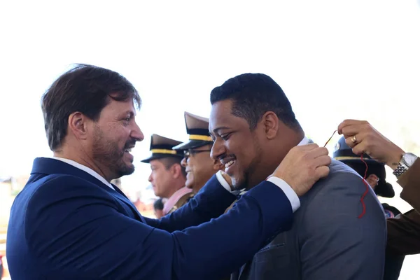 Cerimônia de entrega da Medalha Juscelino Kubitschek, em Diamantina