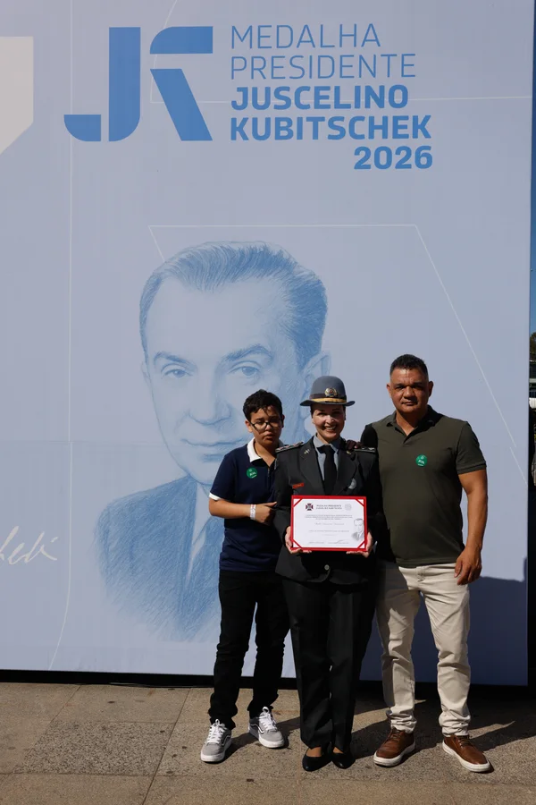 Chancelaria da entrega da Medalha Juscelino Kubitschek, em Diamantina