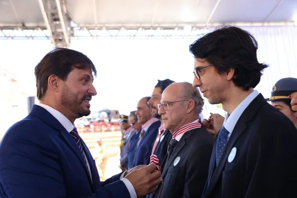 Cerimônia de entrega da Medalha Juscelino Kubitschek, em Diamantina