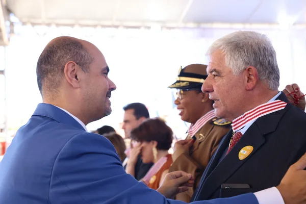 Cerimônia de entrega da Medalha Juscelino Kubitschek, em Diamantina