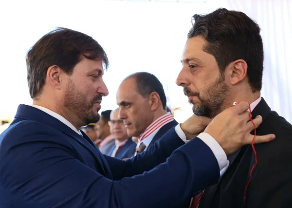 Cerimônia de entrega da Medalha Juscelino Kubitschek, em Diamantina
