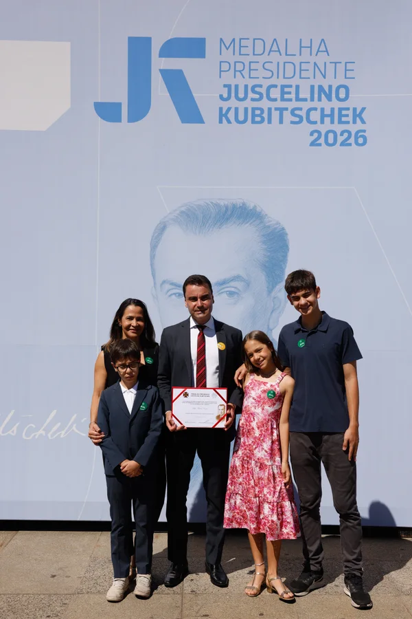 Chancelaria da entrega da Medalha Juscelino Kubitschek, em Diamantina