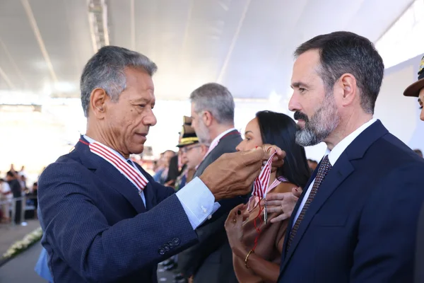 Cerimônia de entrega da Medalha Juscelino Kubitschek, em Diamantina