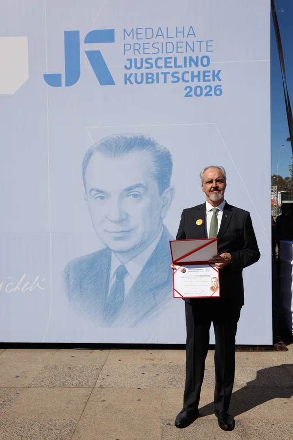 Chancelaria da entrega da Medalha Juscelino Kubitschek, em Diamantina