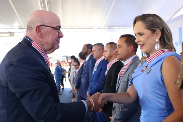 Cerimônia de entrega da Medalha Juscelino Kubitschek, em Diamantina