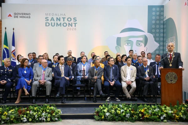 Medalha Santos Dumont 2026: Governo de Minas entrega honraria nesta terça-feira (27/10)