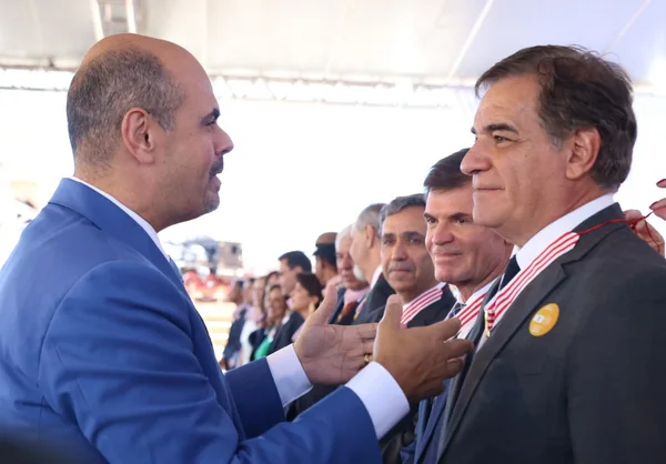 Cerimônia de entrega da Medalha Juscelino Kubitschek, em Diamantina