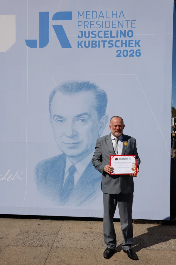 Chancelaria da entrega da Medalha Juscelino Kubitschek, em Diamantina