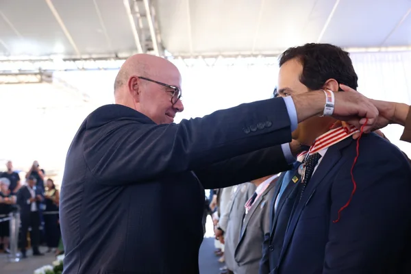 Cerimônia de entrega da Medalha Juscelino Kubitschek, em Diamantina