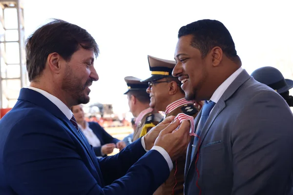 Cerimônia de entrega da Medalha Juscelino Kubitschek, em Diamantina
