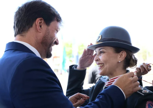 Cerimônia de entrega da Medalha Juscelino Kubitschek, em Diamantina