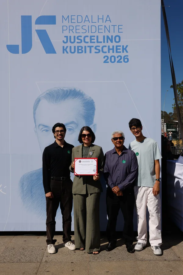 Chancelaria da entrega da Medalha Juscelino Kubitschek, em Diamantina