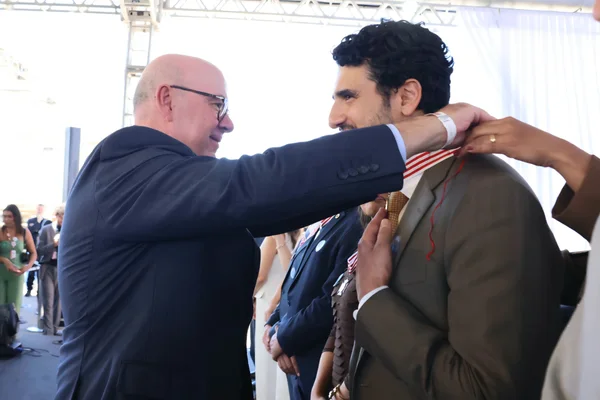 Cerimônia de entrega da Medalha Juscelino Kubitschek, em Diamantina