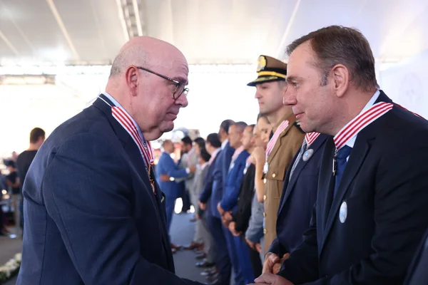 Cerimônia de entrega da Medalha Juscelino Kubitschek, em Diamantina