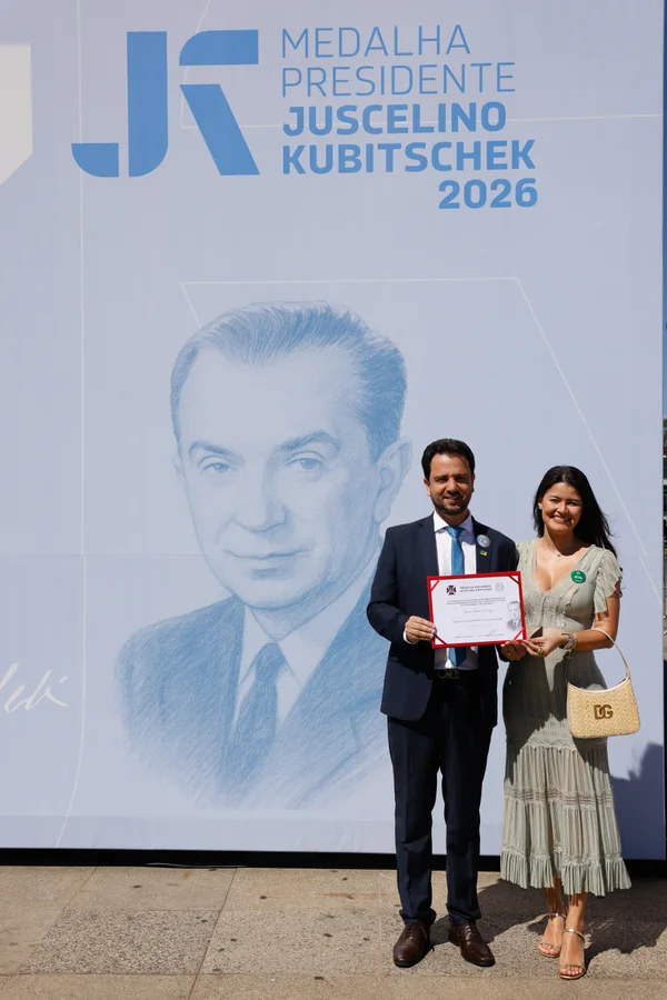 Chancelaria da entrega da Medalha Juscelino Kubitschek, em Diamantina