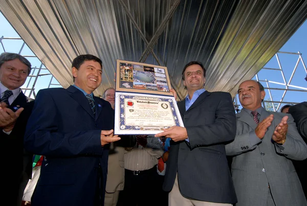 Aécio Neves recebeu o Título de Cidadão Honorário de Sete Lagoas