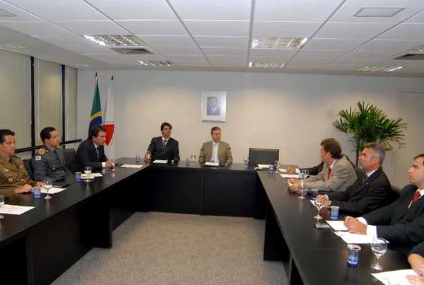 A reunião aconteceu no gabinete da Vice-Governadoria do Estado