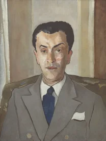 Retrato de Juscelino Kubitschek em exposição no Palácio das Artes