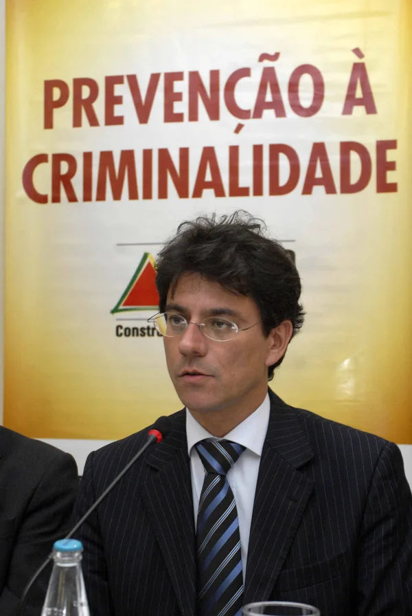 O secretário de Estado de Defesa Social, Maurício Campos Júnior esteve na abertura da conferência