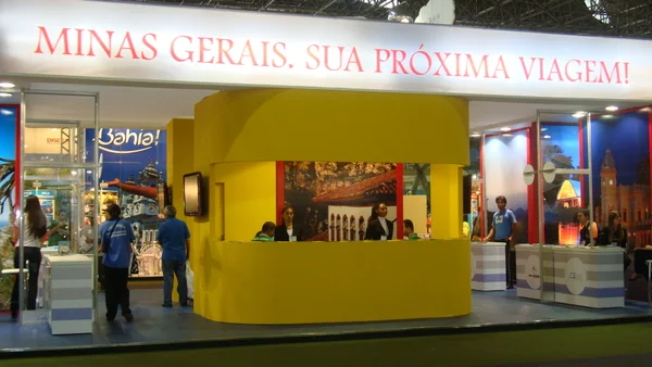 Estande de Minas Gerais no 4º Salão Nacional de Turismo