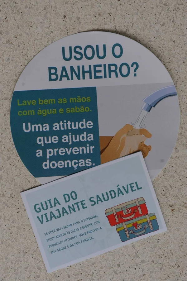 Cartilha e guia que serão distribuídas durante a ação