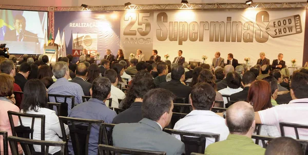 Abertura da 25ª Convenção Mineira de Supermercados (Superminas)