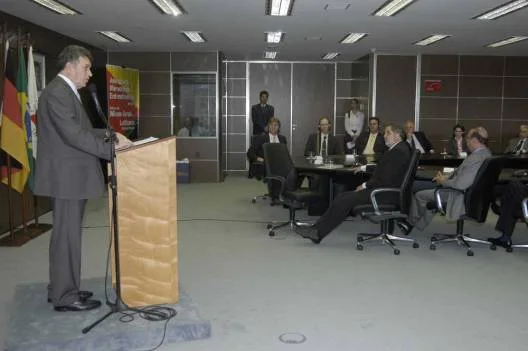 Secretário Sergio Barroso discursou durante a solenidade
