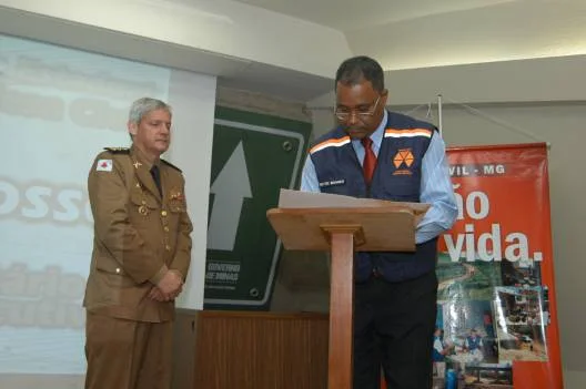 O novo secretário-executivo da Cedec, tenente coronel Eduardo César Reis