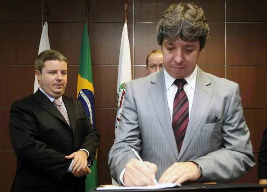 Governador Antonio Anastasia e o secretário Antônio Jorge