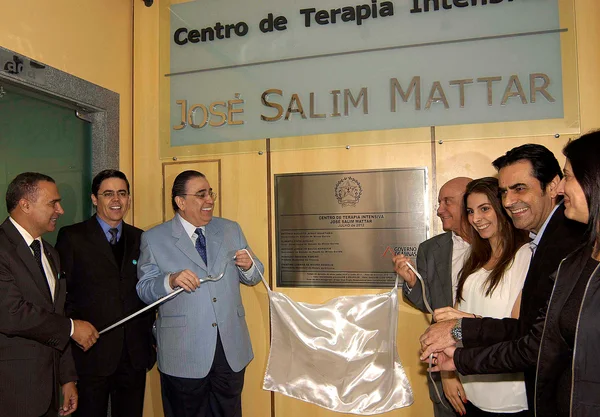 Alberto Pinto Coelho durante pronunciamento na inauguração do CTI