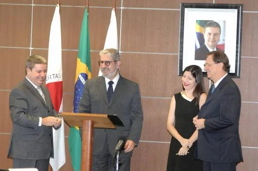 O governador Antonio Anastasia durante a solenidade no Palácio Tiradentes